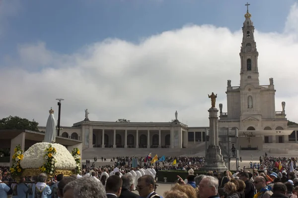 Фатима Португаль Июня 2018 Года Церковные Церемонии Связанные Явлениями Богоматери — стоковое фото