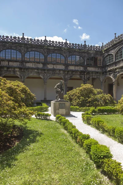 Parte Dos Edifícios Históricos Universidade Santiago Compostela Espanha — Fotografia de Stock