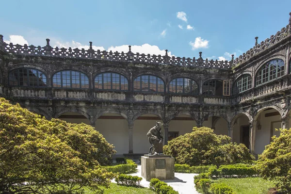 Santiago Compostela Galicia España Junio 2018 Estatua Alonso Iii Fonseca — Foto de Stock