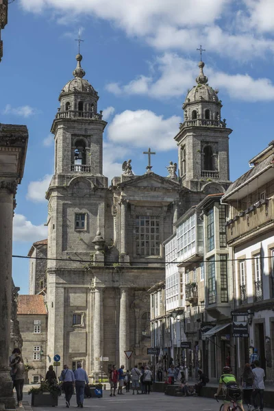 Santiago Compostela Spanien Juni 2018 Franciskanska Kyrkan Santiago Compostela Spanien — Stockfoto