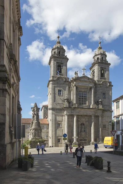 Santiago Compostela Spain June 2018 Franciscan Church Santiago Compostela Spain — Stock Photo, Image