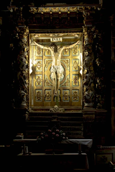 Saint Jacques Compostelle Espagne Juin 2018 Fragment Saint Dans Cathédrale — Photo