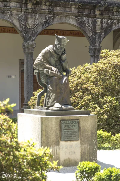 Santiago Compostela Galicia Spain June 2018 Statue Alonso Iii Fonseca — Stock Photo, Image