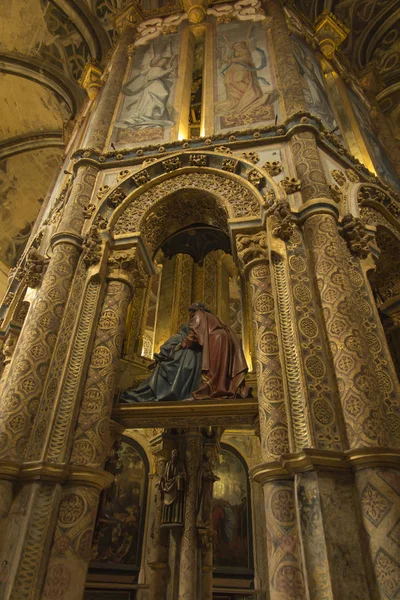 Tomar Portugal Junio 2018 Interior Los Caballeros Del Tomar Templo — Foto de Stock