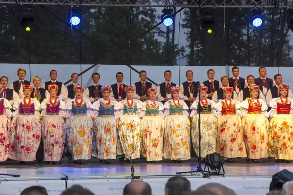 Koszecin Poland July 2018 Outdoor Performances 65Th Anniversary Slask Song — Stock Photo, Image