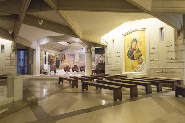 Cracovia Polonia Agosto 2018 Interior Del Santuario Lagiewniki Centro Del — Foto de Stock