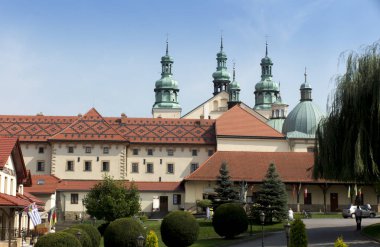 Monastery of Kalwaria Zebrzydowska, and the UNESCO world heritage site in Lesser Poland near Krakow clipart