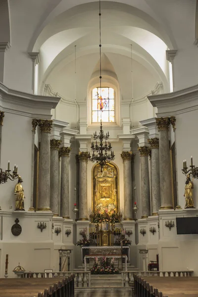 Chelm Polen September 2016 Inuti Helgedomen Basilica Jungfru Maria Chelm — Stockfoto