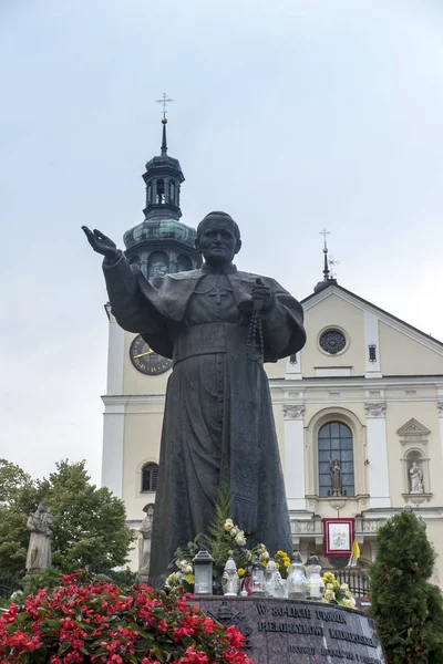Kalwaria Zebrzydowska Polen September 2018 Monument Voor Grote Paus Johannes — Stockfoto