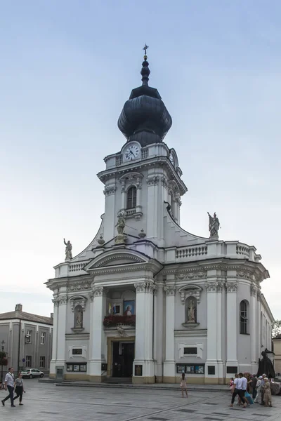 Wadowice Polska Września 2018 Kościół Wniebowzięcia Najświętszej Maryi Panny Wadowicach — Zdjęcie stockowe
