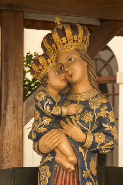 Kalwaria Zebrzydowska Polonia Septiembre 2018 Figura Madre Dios Con Niño — Foto de Stock
