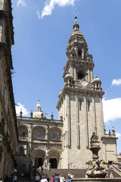 Santiago Compostela España Junio 2018 Catedral Santiago Compostela Santiago España — Foto de Stock