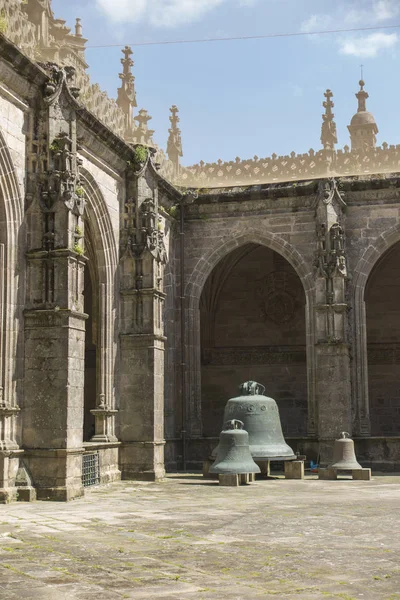 old bells of the Cathedral of Santiago de Compostela, Spain