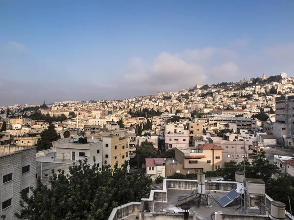 Città Nazareth Vista Panoramica Israele — Foto Stock