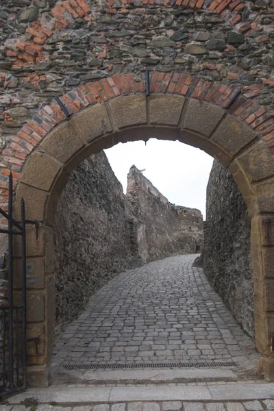 Bolków Polen December 2018 Toegangspoort Naar Het Kasteel Bolków Neder — Stockfoto