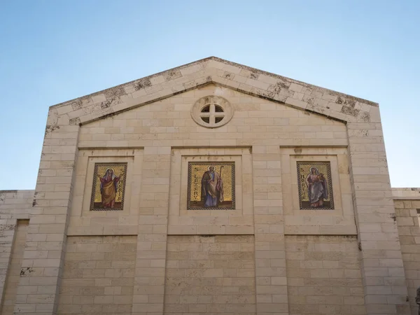 Bethany Church Commemorating Home Mari Martha Lazarus Jesus Friends Well — Stock Photo, Image