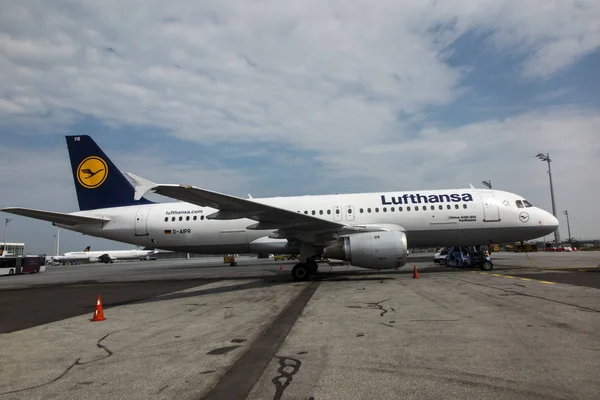 Monachium Niemcy Czerwca 2018 Samolot Airbus 320 200 Stałych Linii — Zdjęcie stockowe