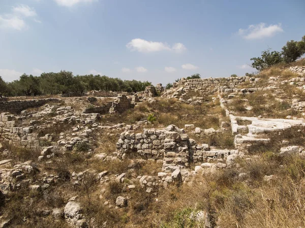 Sebastian Eski Srail Kalıntıları Filistin Kazıları Smaria — Stok fotoğraf