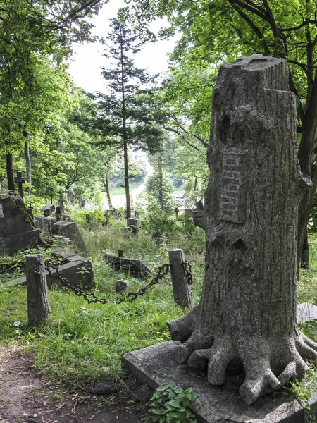 Ett Fragment Gammal Kyrkogård Rossa Vilnius Lithuania — Stockfoto