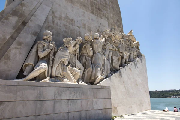 Padro Dos Descobrimentos Пам Ятник Відкриттів Встановлено Пам Ятник Березі — стокове фото