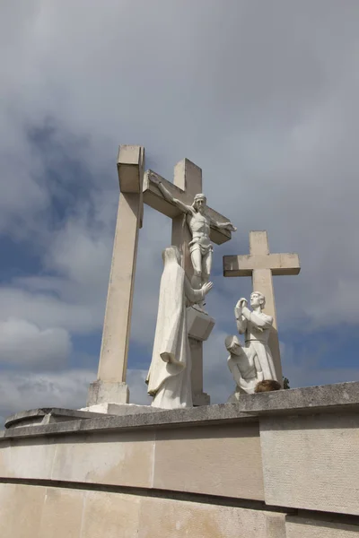 Fatima Portugal Juin 2018 Chemin Croix Sur Chemin Fatima Aljustrel — Photo