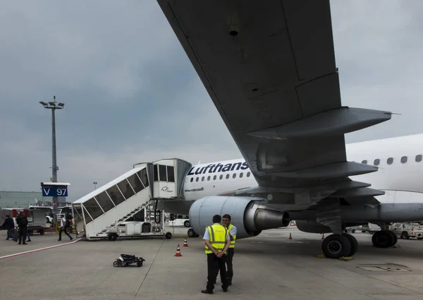 Frankfurt Nad Menem Niemcy Czerwca 2018 Samolot Airbus 320 200 — Zdjęcie stockowe