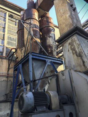 eski paslı siklon ayırıcı 