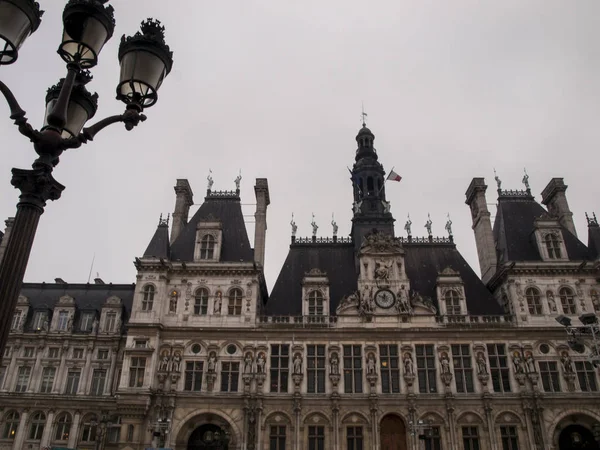 Paris, France, February 22, 2013:  Paris City Hall (Hotel de Vil — Stock Photo, Image