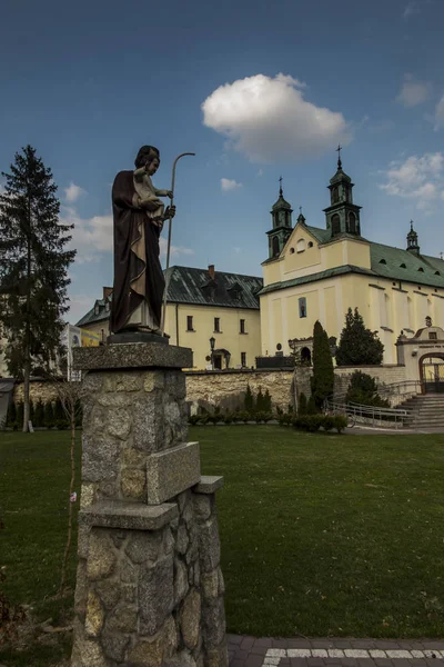 Santuário Mãe de Deus em Lesniow, Polônia — Fotografia de Stock