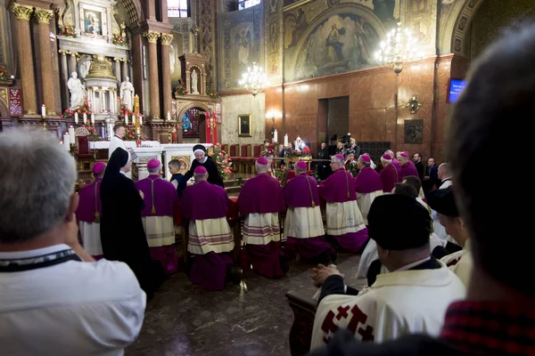 Piekary Slaskie Poland 26 de maio de 2019. : O interior do Basílio — Fotografia de Stock