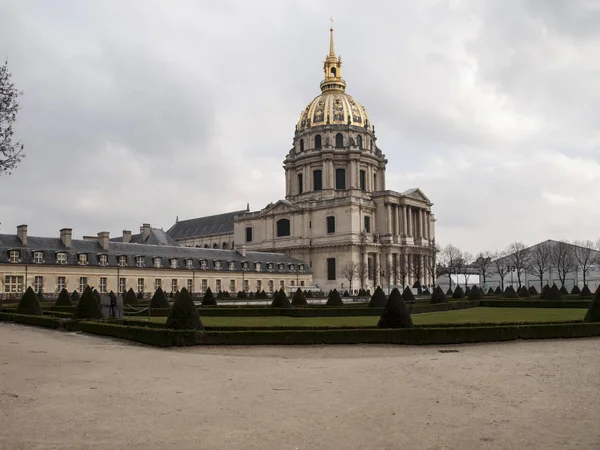 A templom a Invalids Párizsban, Franciaországban — Stock Fotó