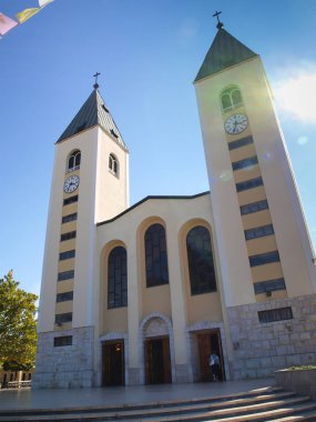 Medjugorje, Bosnia ve onun bölgesinde huzurlu bir manzara