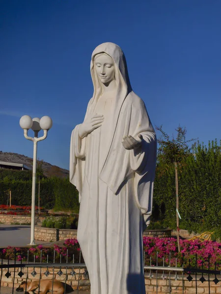 Statue of Our Lady of Medjugorje in Bosnia, — Stock Photo, Image