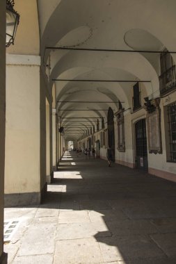 Ünlü eğlencelerle. Torino, Italya