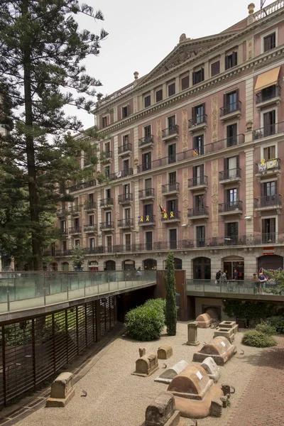 Die Grabstraße der Villa des Madrider Platzes. es ist ein römisches Nekro — Stockfoto