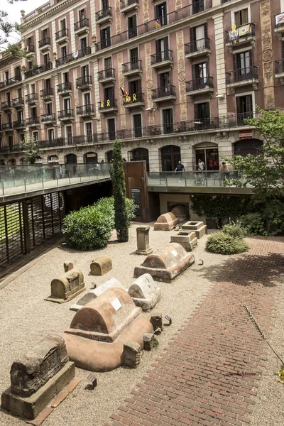 Die Grabstraße der Villa des Madrider Platzes. es ist ein römisches Nekro — Stockfoto