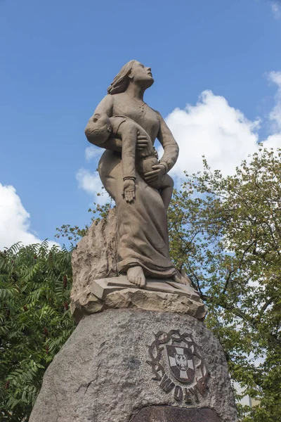 Chelm, Poland, September 14, 2019: Monument commemorating thousa — ストック写真