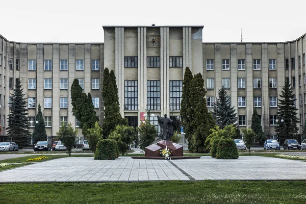 Polan 'daki Chelm Demiryolu Müdürlüğü' nün eski binası — Stok fotoğraf