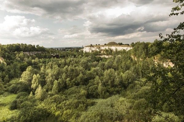 View of the Krakow Mound in Krak in Poland — Stock Photo, Image