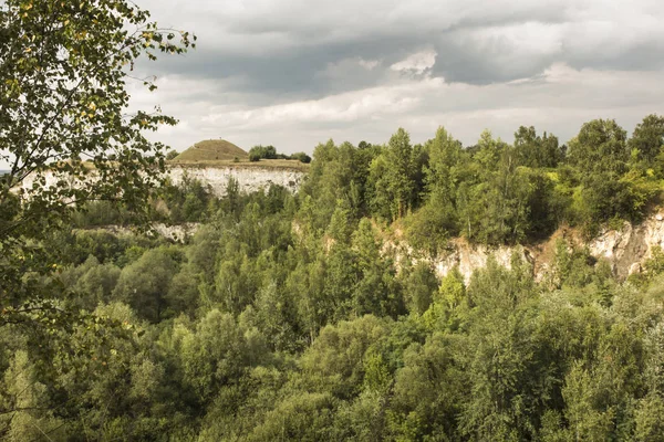 View of the Krakow Mound in Krak in Poland — Stock Photo, Image