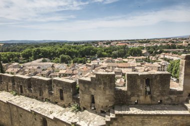 Carcasson 'ın güçlendirilmiş kalesi Unesco' nun dünya mirası.,