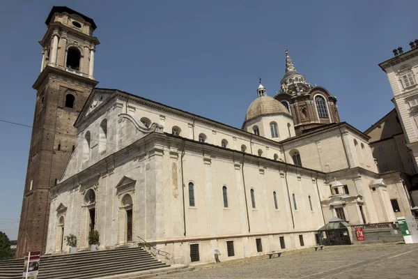 Duomo di Torino San Giovanni Battista, katolická katedrála, kde t — Stock fotografie