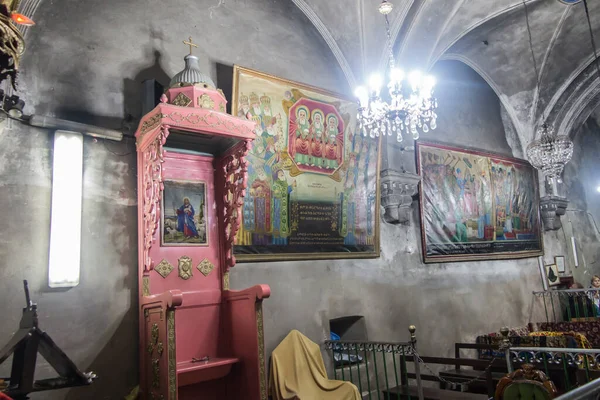 Jerusalem Israel January 2020 Fragment Ethiopian Chapel Church Holy Sepulcher — Stock Photo, Image