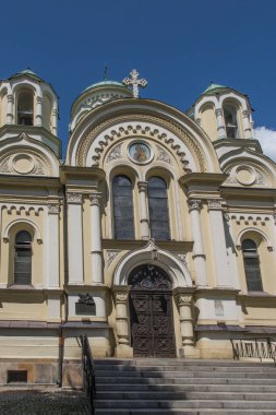 St. James 'ten Santiago de Compostela' ya (yıldız opolska, jasnogorska, Czestochowska, Czestochowska, Czestochowska) üç hac güzergahı üzerinde bulunan Polonya 'daki Aziz Jakub' a adanmış kilise.)