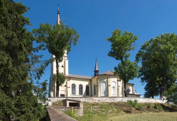 Church Jakub Saczow Poland Silesia Which Route Two Pilgrimage Routes — Stock Photo, Image