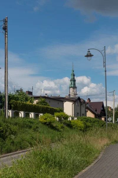 Vista Torre Desde Santuario Santísima Virgen María Jasna Gora Czestochowa —  Fotos de Stock