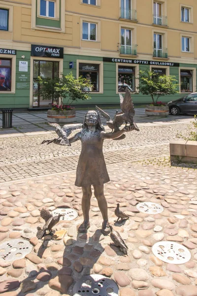 Czestochowa Poland June 2020 Closed Due Covid Pandemic Street Fountain — Stock Photo, Image