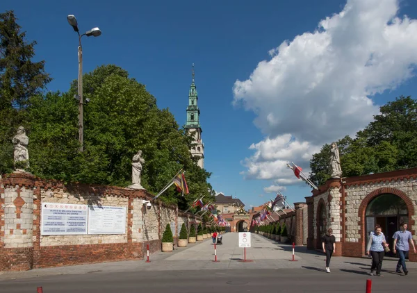Czestochowa Polonia Junio 2020 Acceso Abandonado Santuario Santísima Virgen María —  Fotos de Stock
