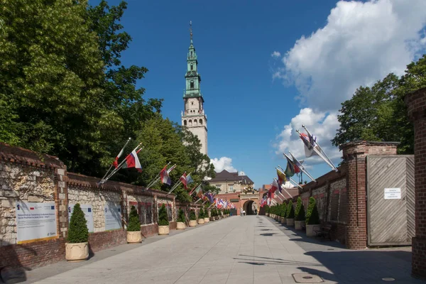 Czestochowa Polônia Junho 2020 Acesso Santuário Bem Aventurada Virgem Maria — Fotografia de Stock