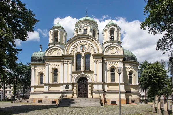 Iglesia Dedicada San Jakub Czestochowa Polonia Que Está Ruta Tres —  Fotos de Stock